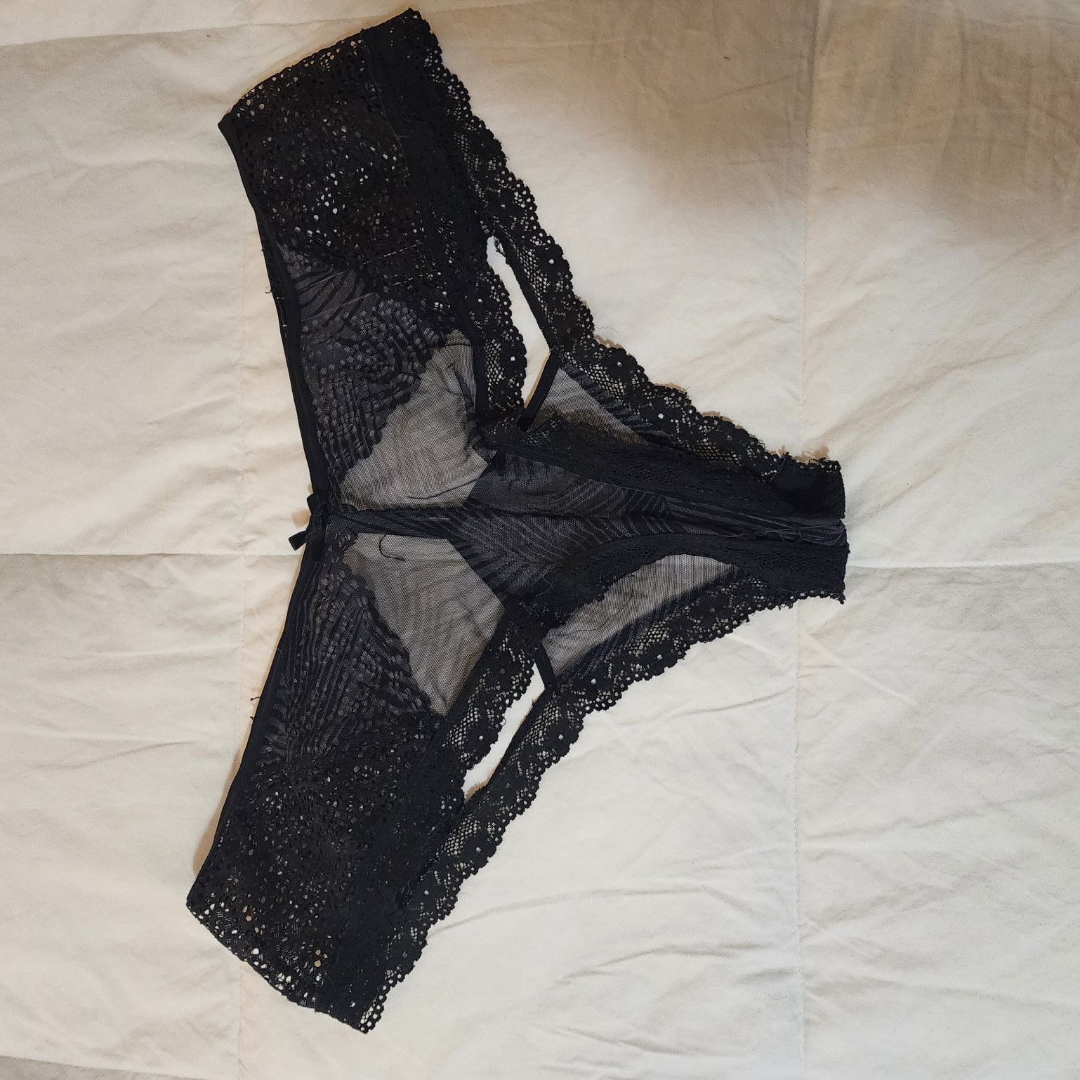 Warn Victorias Secret Black Panties