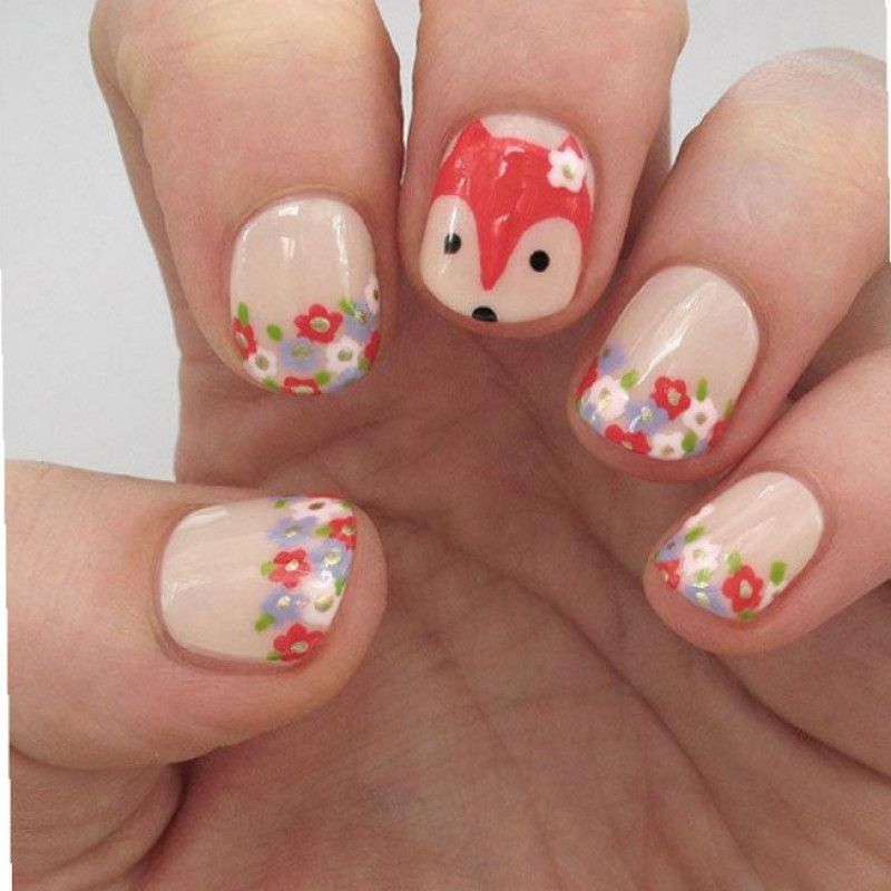 Manicure with Nail Art