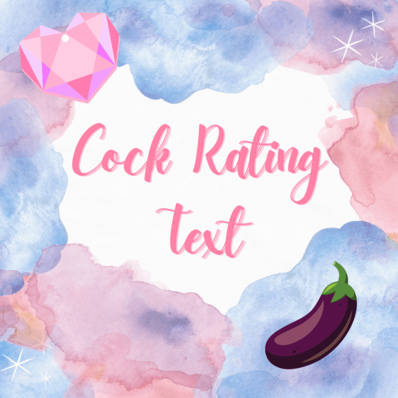 Honest Text Cock Rating!