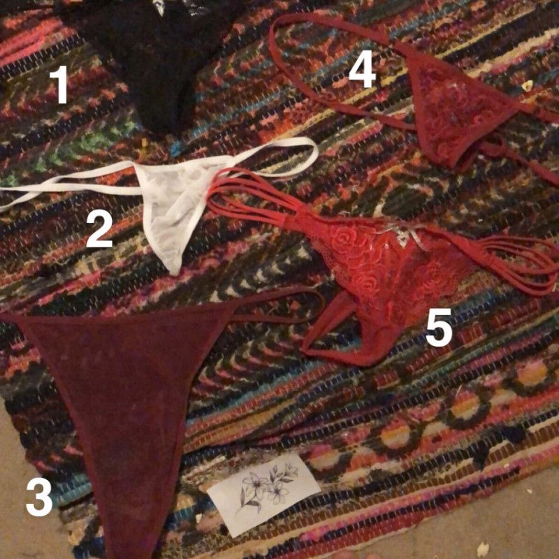 Used thongs sexy and fresh