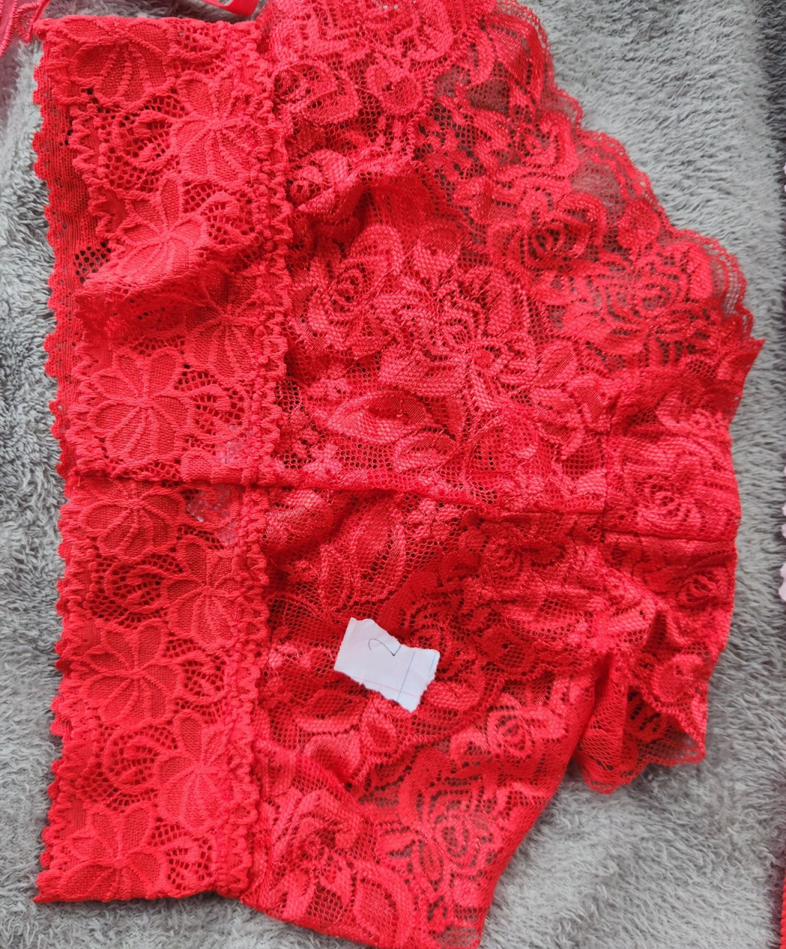 Red lacy panties :p I can wear to your liking