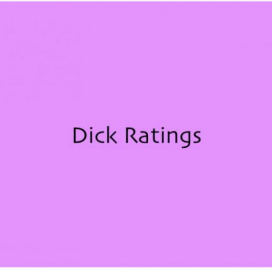 Written Dick Ratings