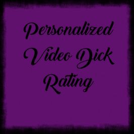 Personalized Video Dick Rating