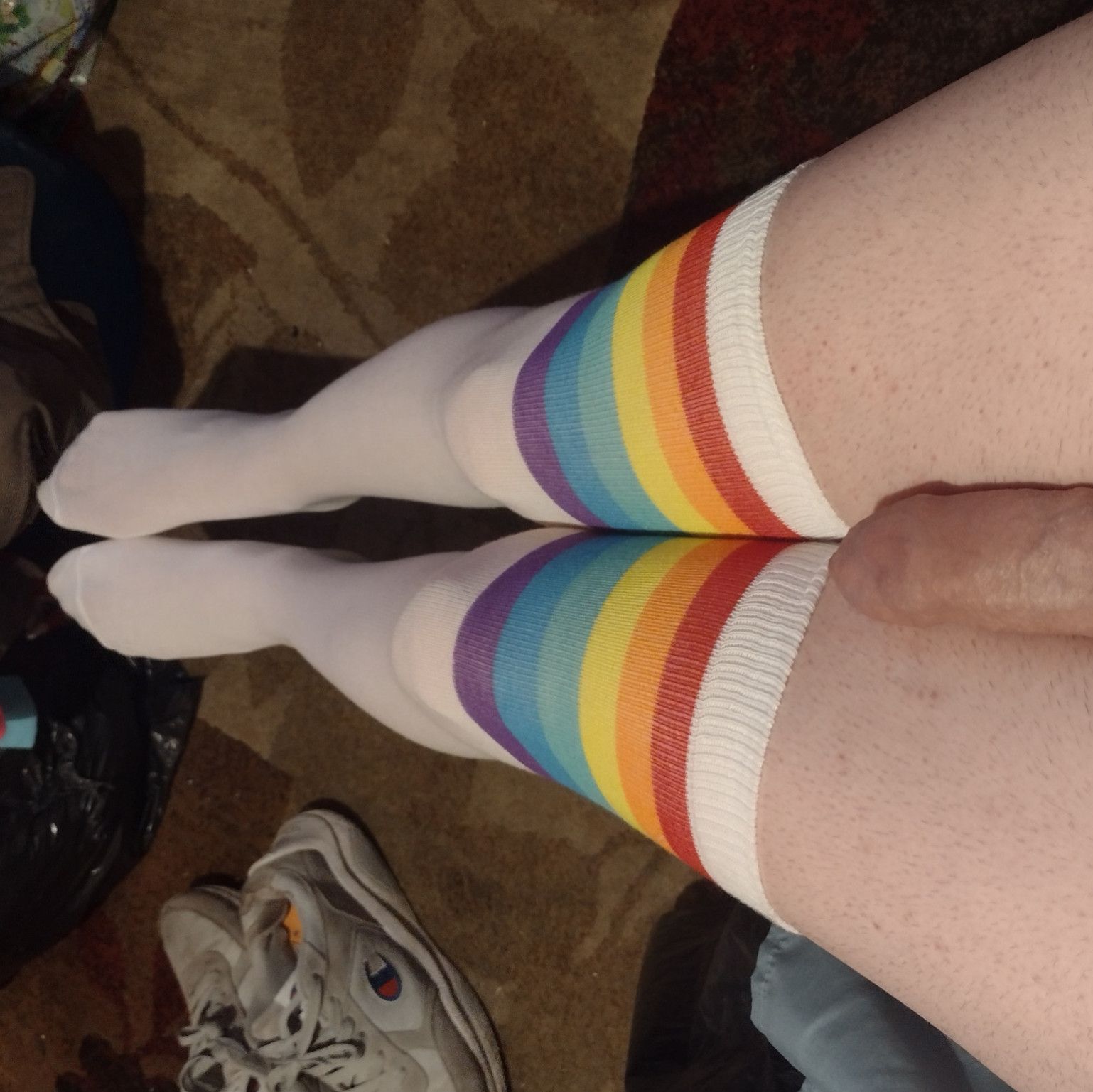 Rainbow sock photo set 2