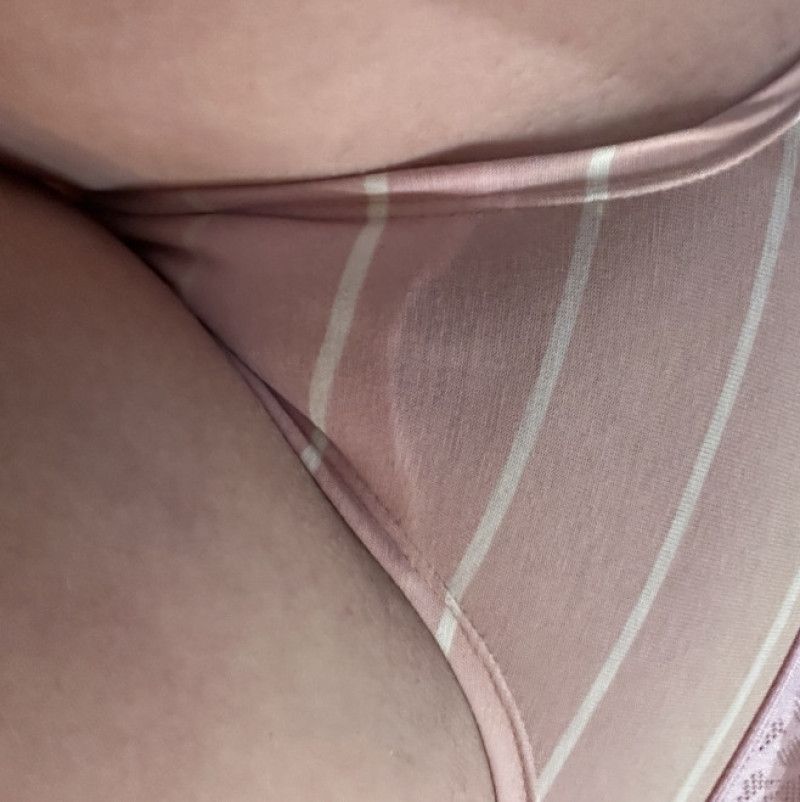 Striped full back cotton panties