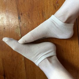 Thin light color socks