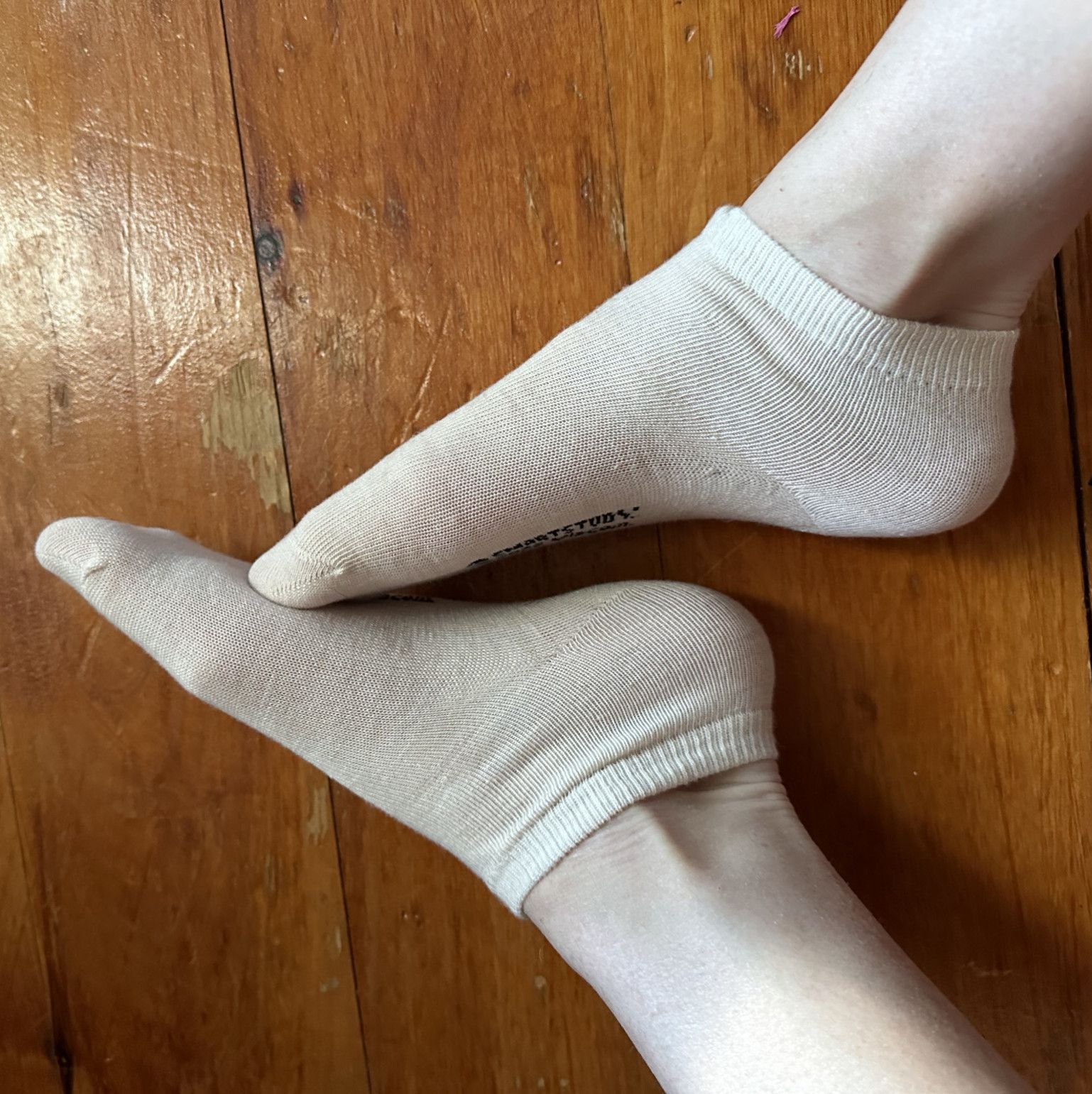 Thin light color socks