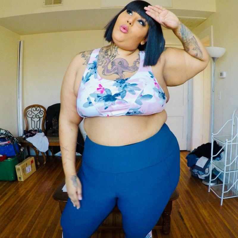 BBW Work Out Bra Pants Set