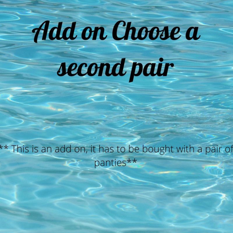 Add on: Choose a second pair