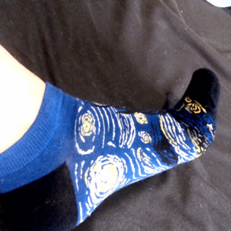 Starry night socks