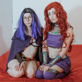 Raven and Starfire