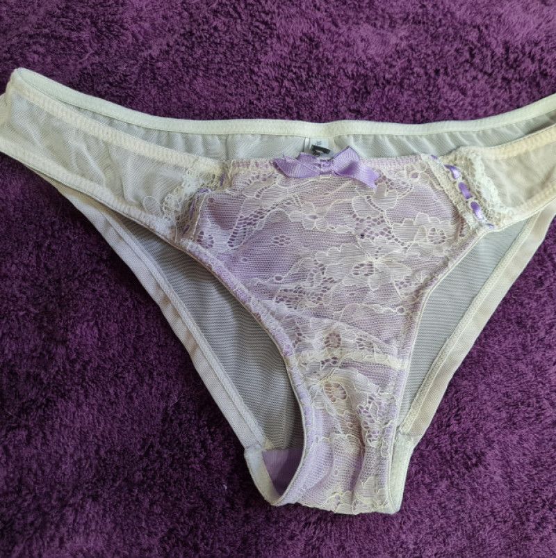 Lilac lace panties