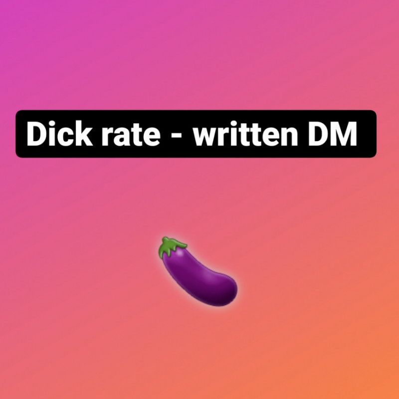 Dick rate written DM