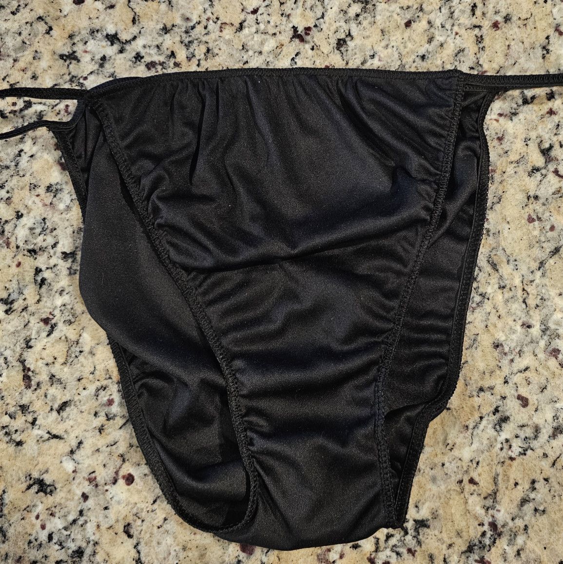 Worn Black panty