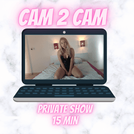 Cam2Cam Private Show 15mins