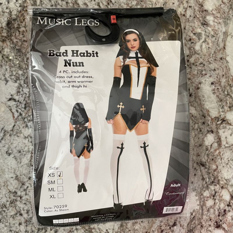 Sexy Naughty Nun Costume