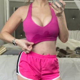 Sweaty Victoria Secret Sports Bra