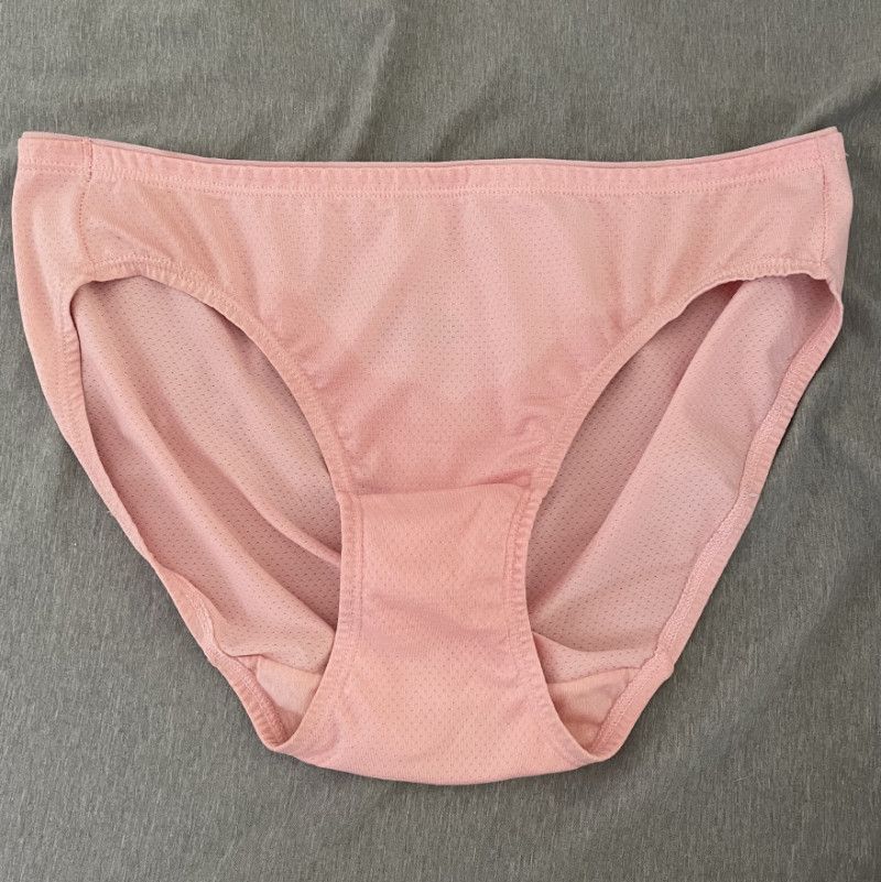 Sweaty Light Pink Gym Panties