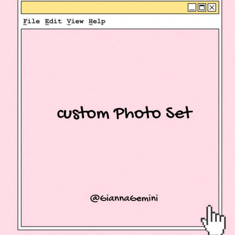 custom photo set