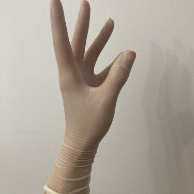 Surgery rubber gloves