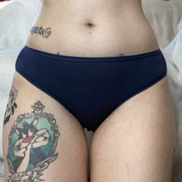 Navy Blue Brief Panties