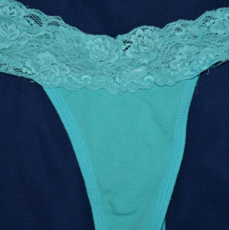 Aqua Colored Thong