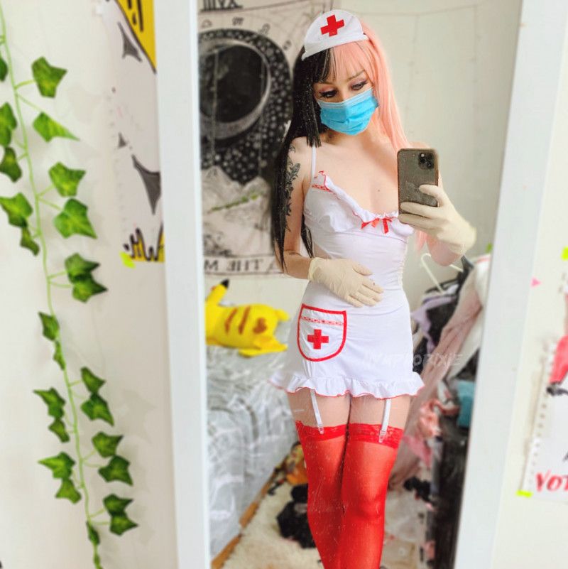 Naughty Nurse Photo Set