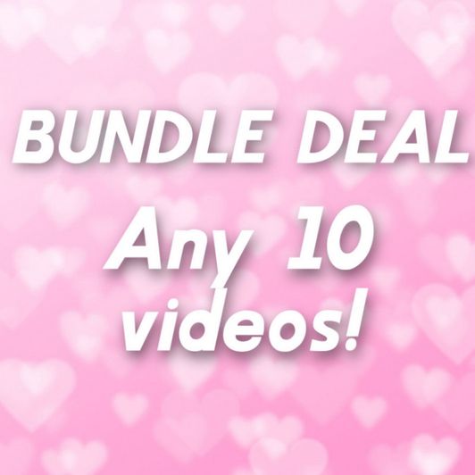 Any 10 Videos BUNDLE DEAL