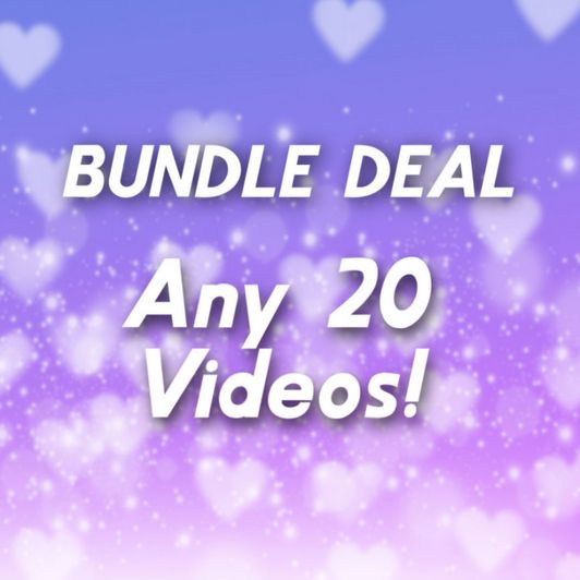 Any 20 Videos BUNDLE DEAL