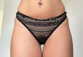 Used Black Lace Panties