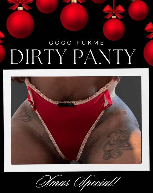 XXXMas Special Dirty Red and Tan Panty