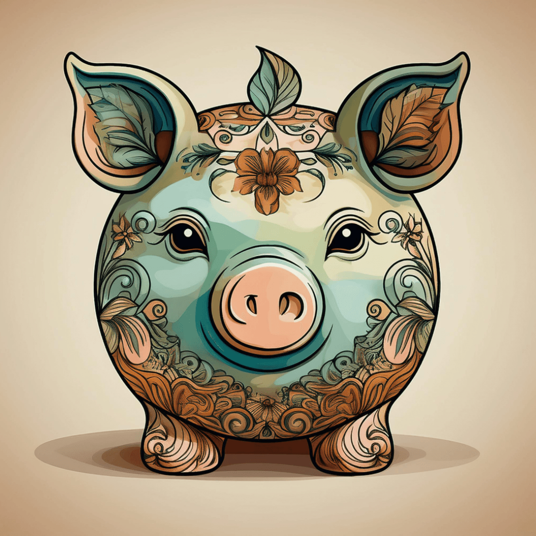 Tattoo Piggy Bank