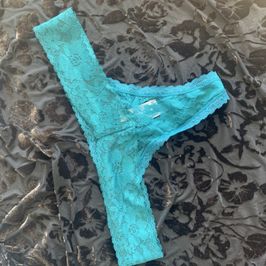 Sexy green lace thong from Victorias Sec