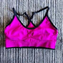 Sweaty Two Day Worn Gym Sports Bra PINK