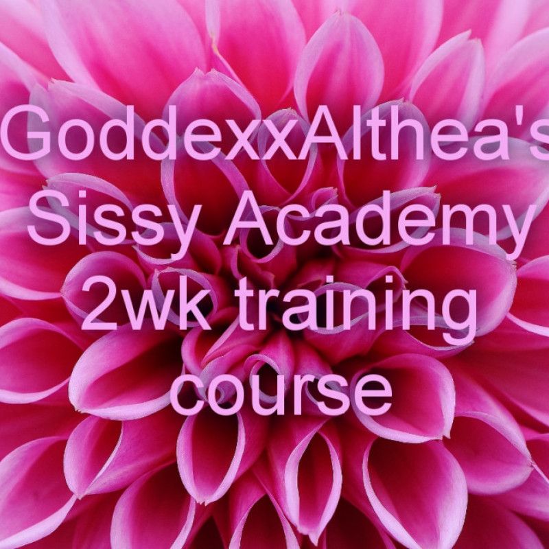 GoddexxAltheas Sissy Academy 2wks