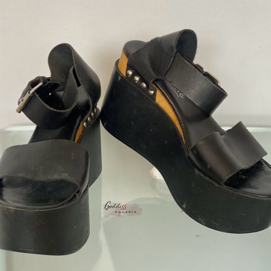 Black Platform Sandals