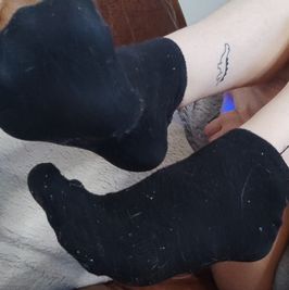 Black trainer socks