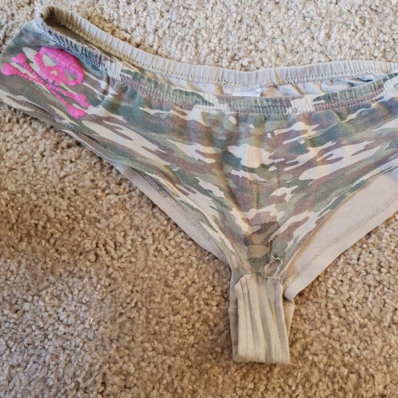 Army style panties used and sealed