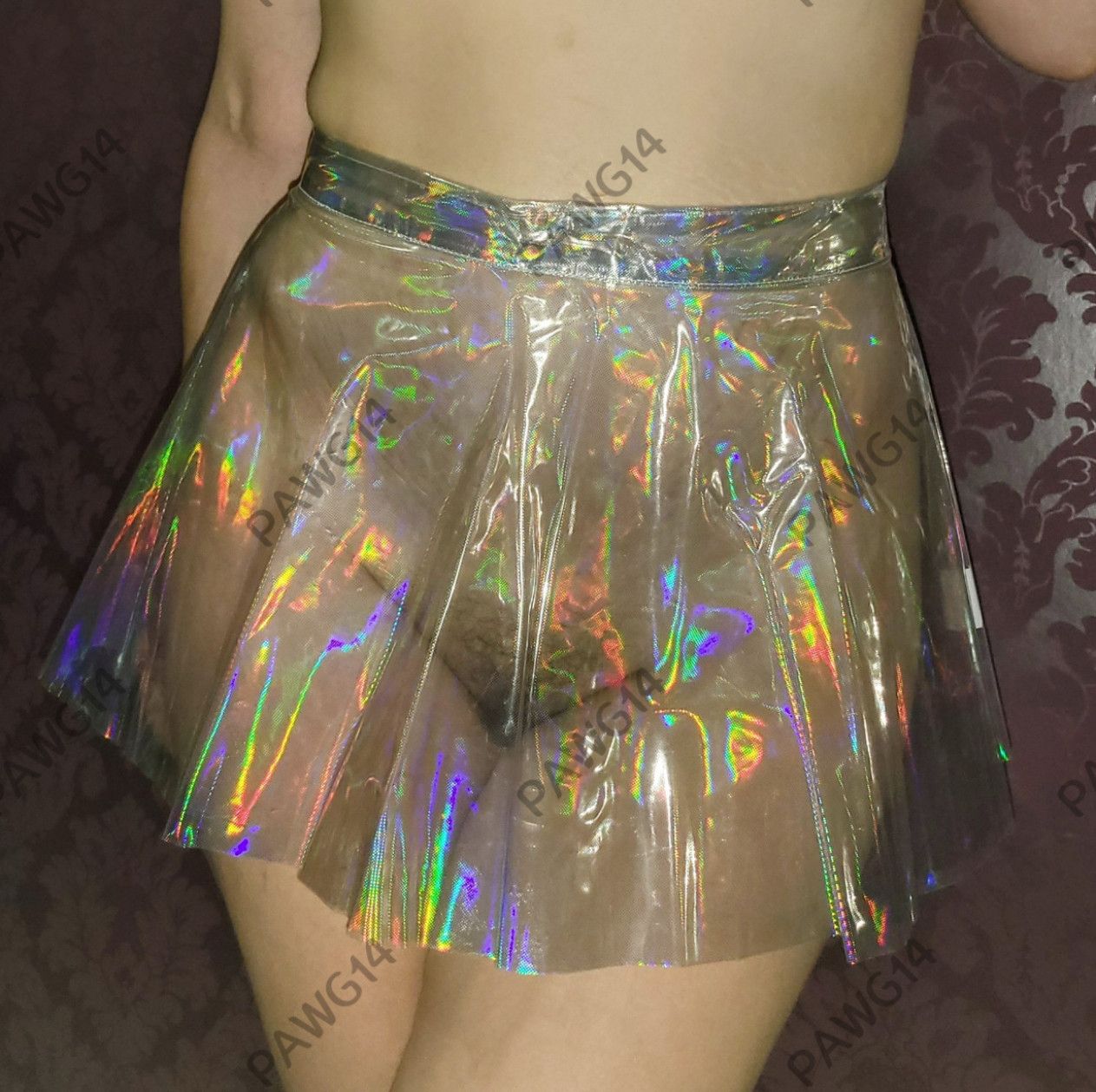 Holographic Skirt Featured in one of my Videos