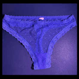 Periwinkle mesh VS thong