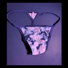 Lacey Floral Tie Dye Thong!