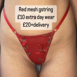 RED MESH GSTRING