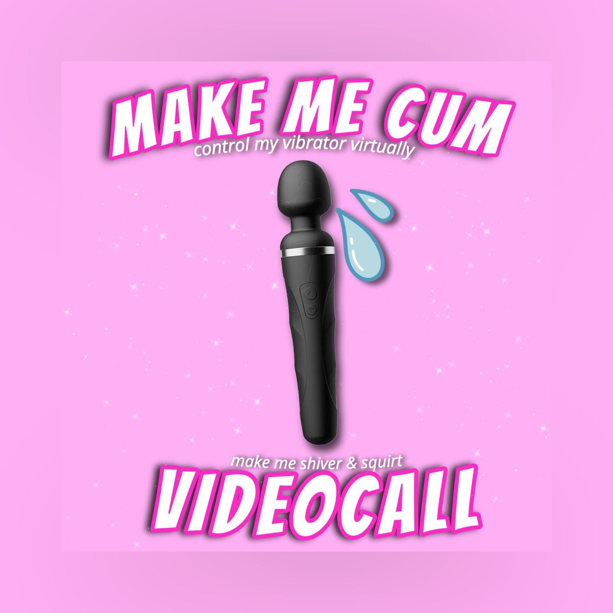 Control My Lovense Vibrator Wand Videocall