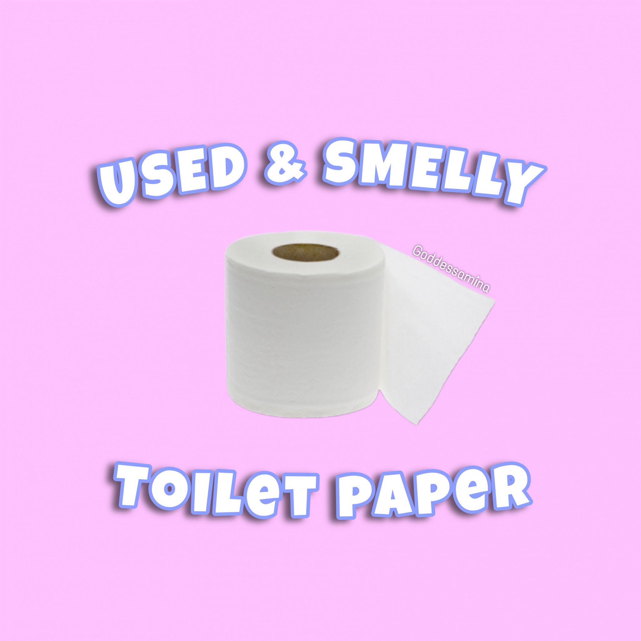 Used And Smelly Toilet Paper