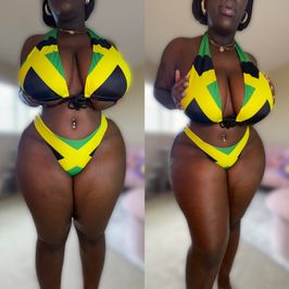 Worn Jamaican Bikini Set