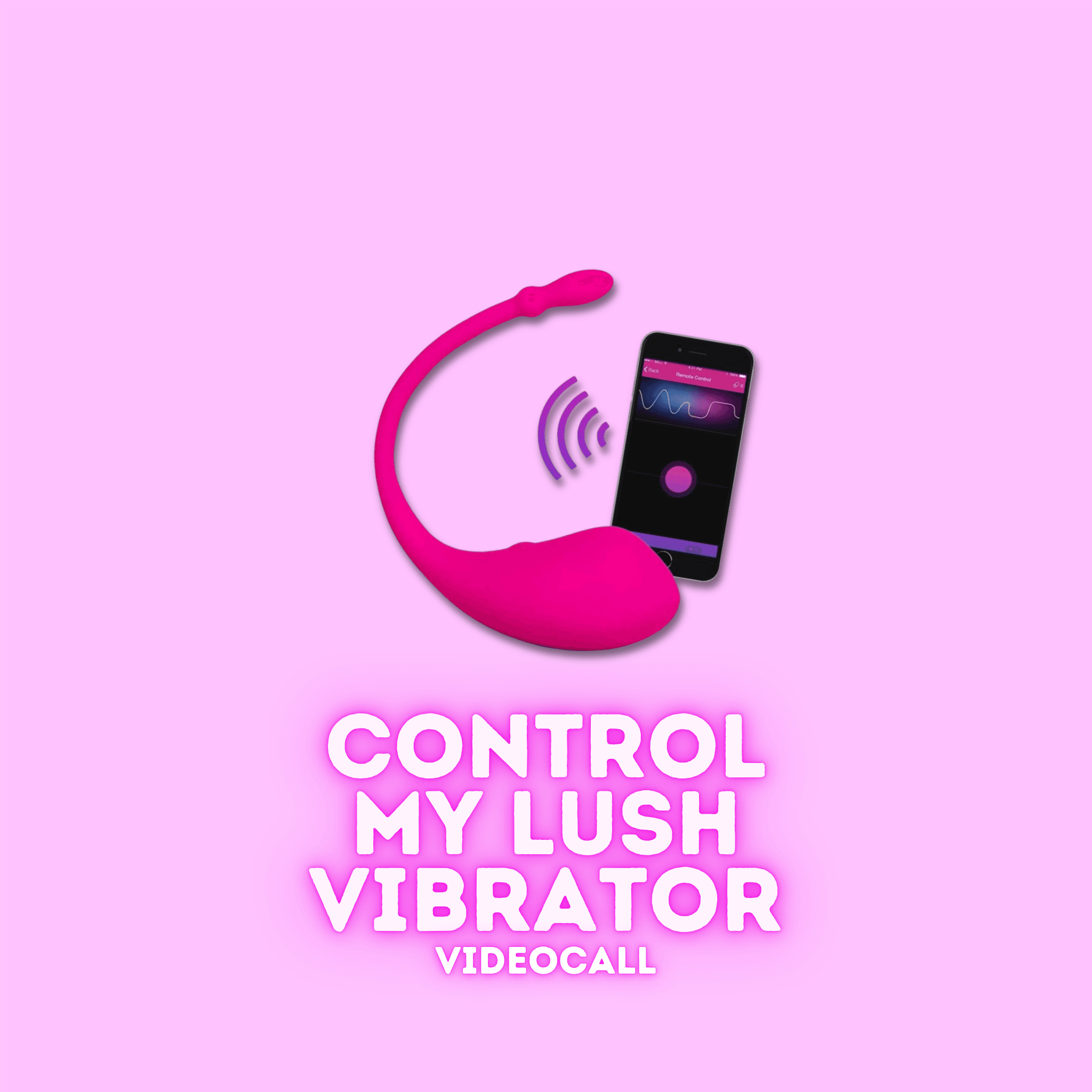 Control my lush vibrator videocall