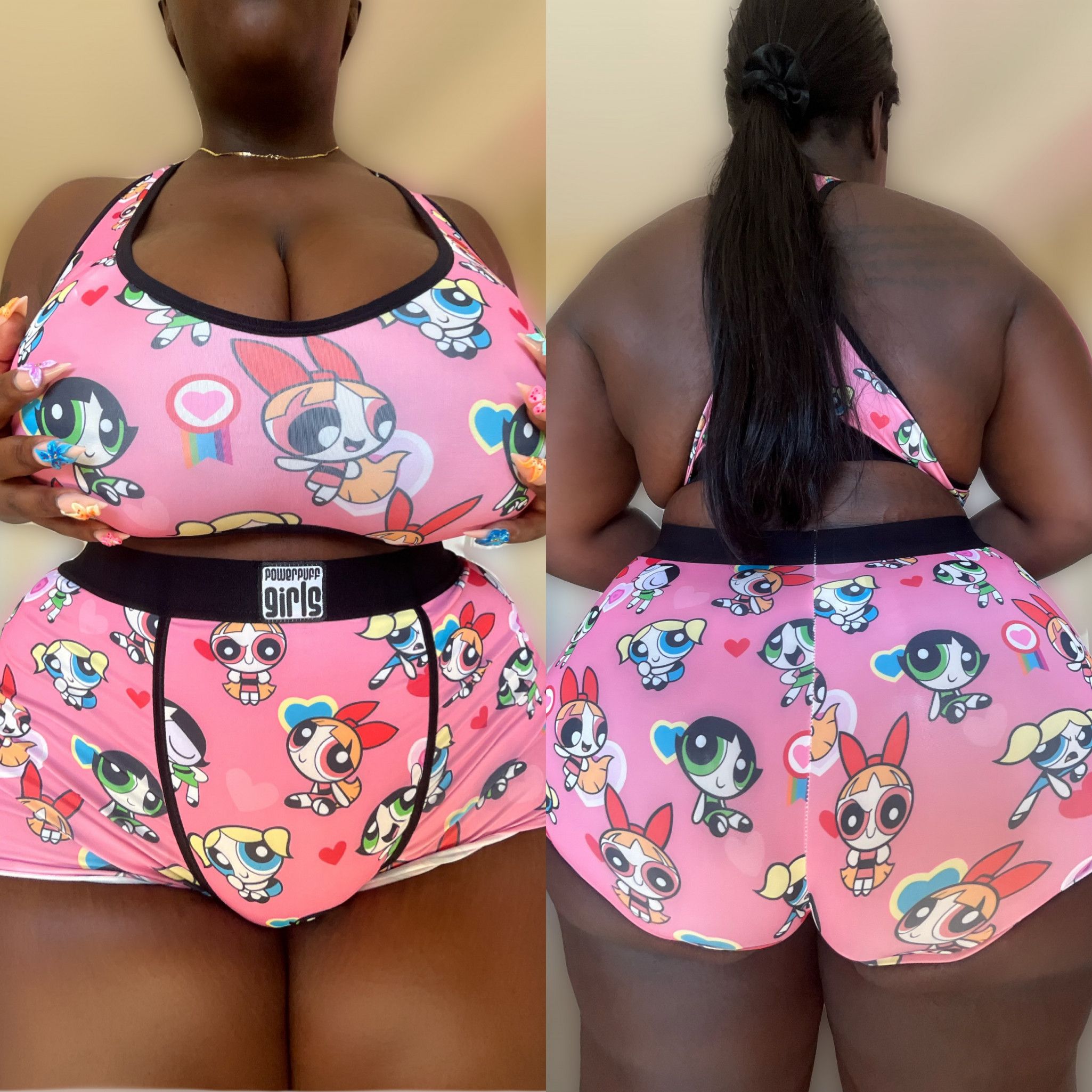 Worn Powerpuff 2 Piece