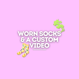 Worn Stinky Socks And Custom Video