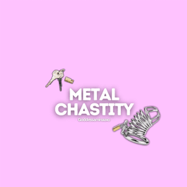 Metal Chastity Owned By Goddess