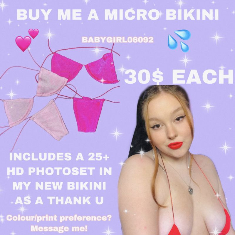 TREAT ME TO A MICRO BIKINI